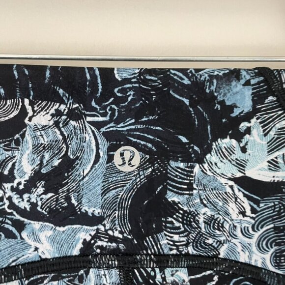 Lululemon Train Times 7/8 Pant 25" Eternal Wave Starlight Black Size 6 - Picture 3 of 8